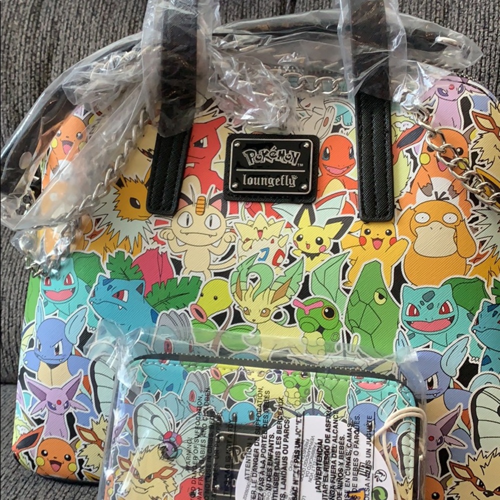 Pokémon loungefly Crossbody & Wallet